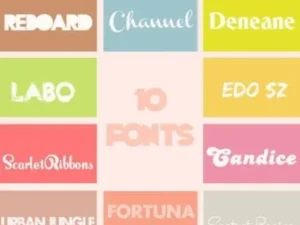 80 favorite fonts pack