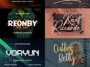 80 fonts bundle 4