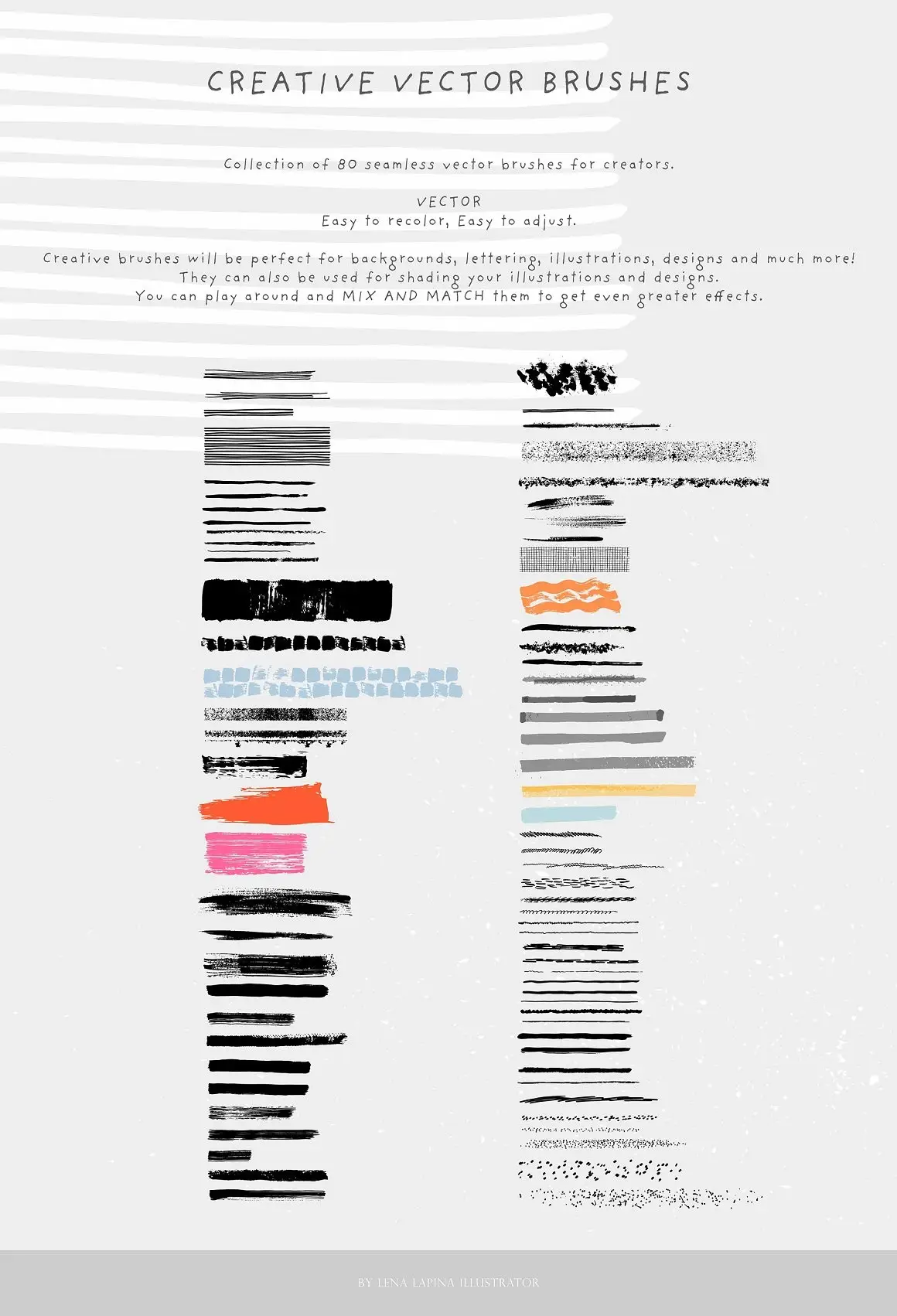 80 Ink Vector Brushes 5 80 ink vector brushes 6