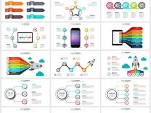 800 infographic templates for illustrator and photoshop 12