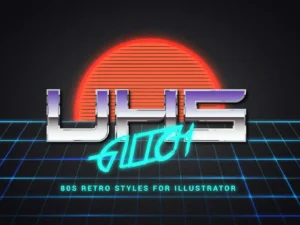 80s retro illustrator styles 4