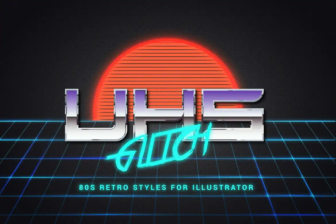 80S Retro Illustrator Styles