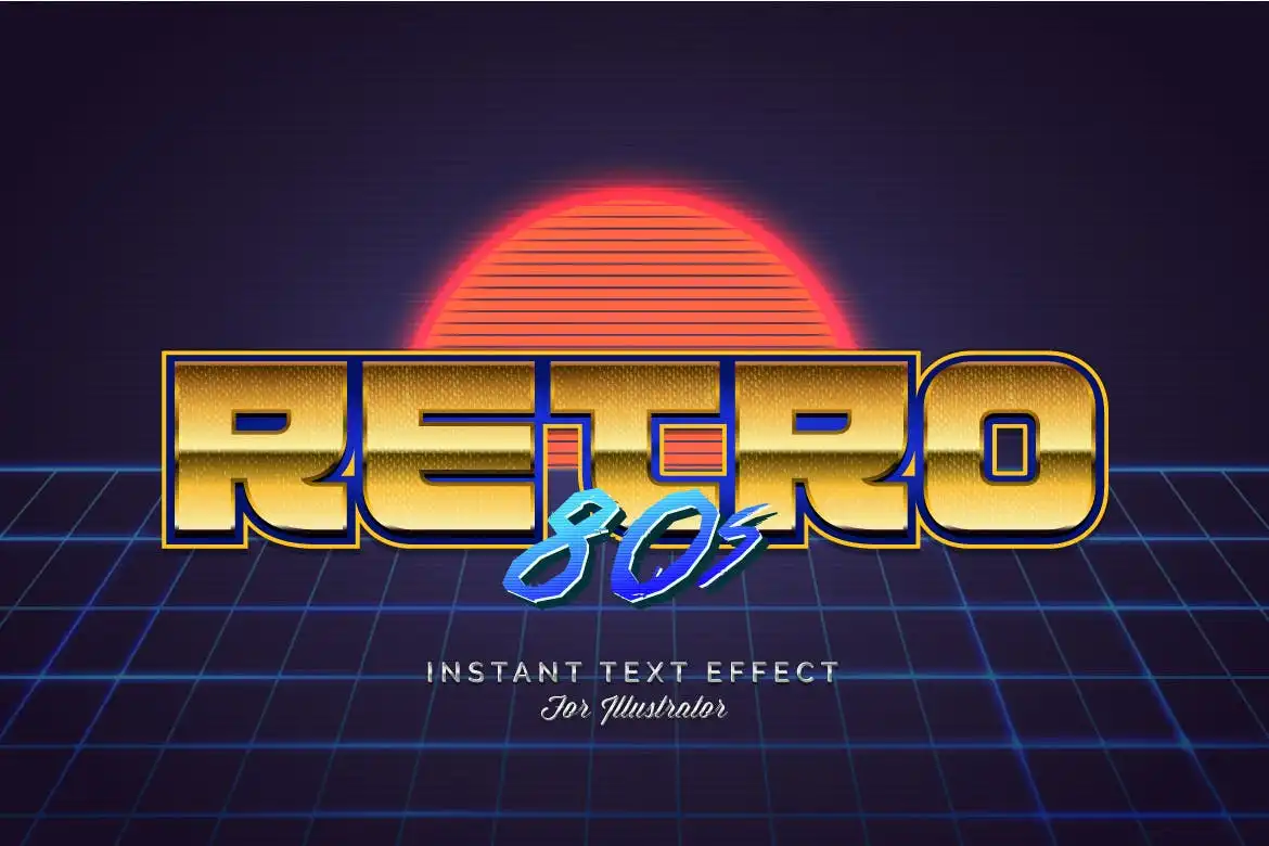 80S Retro Illustrator Styles Vol 4 80s retro illustrator styles vol 8
