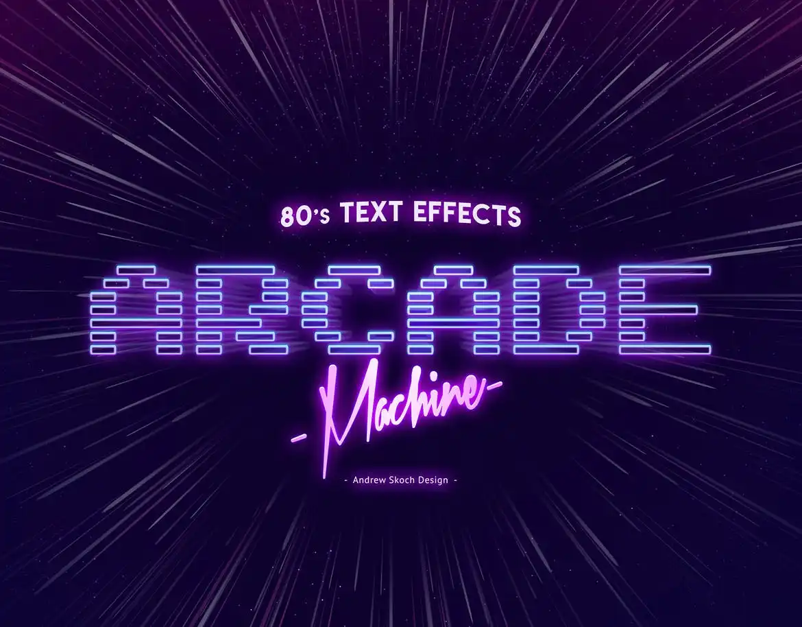 80'S Retro Text Effects Vol 2
