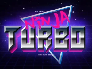 80s retro text effects vol 5