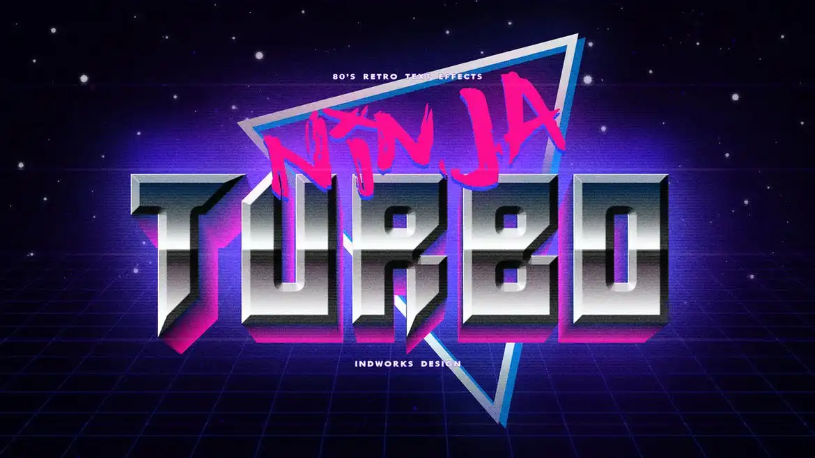 80'S Retro Text Effects Vol