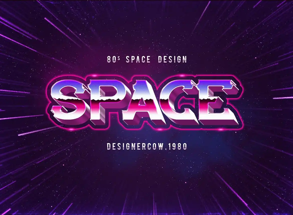 80'S Style Text Mockups V 12 80s style text mockups v 2