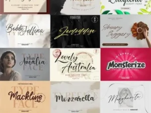 850 amazing fonts bundle