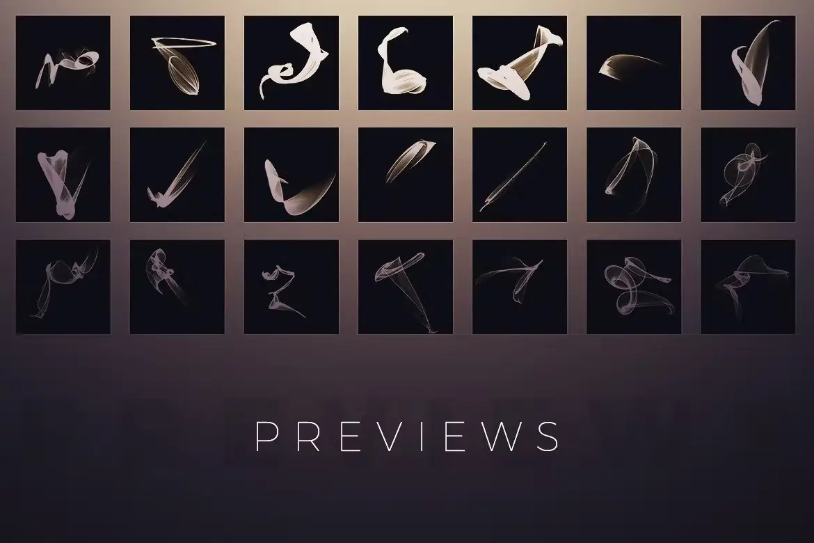 87 Abstract Motion Brush Pack