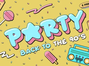 90s style text effects 8