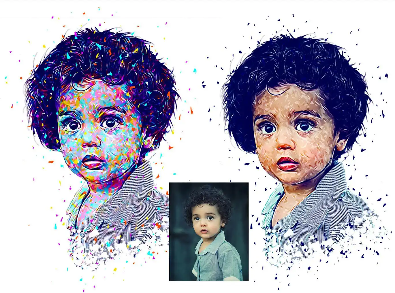 Abstract Art Photoshop Action 5 abstract art photoshop action 2