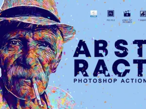 abstract art photoshop action 4