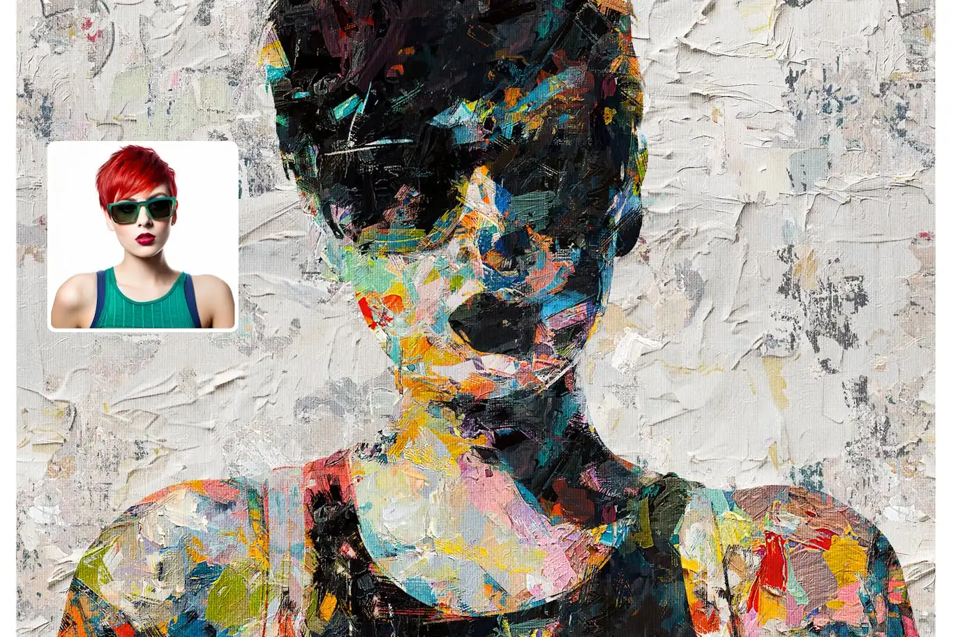 Abstract Painter Oil Painting Effect Action 3 abstract painter oil painting effect action 8