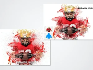 abstraction sketch photoshop action