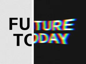 acid glitter text effect 1