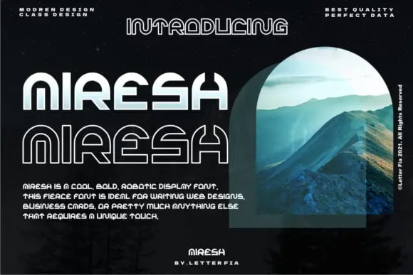 Airesh Font 1 airesh font