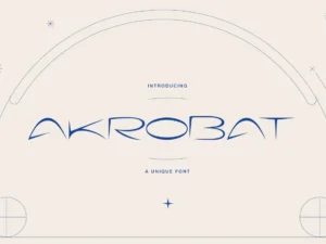 akrobat font by hipfonts