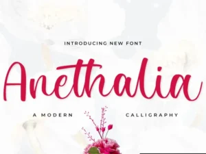 anethalia wedding font hq4w23w