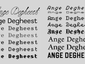 ange degheest fonts