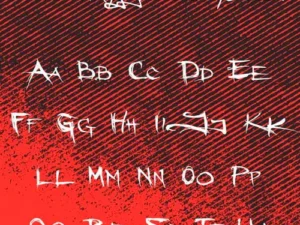 angry display font 2