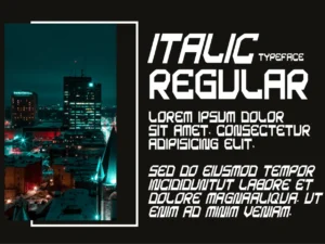 areosta display font 4