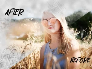 art painting sketch mix photo effect for photoshop 4