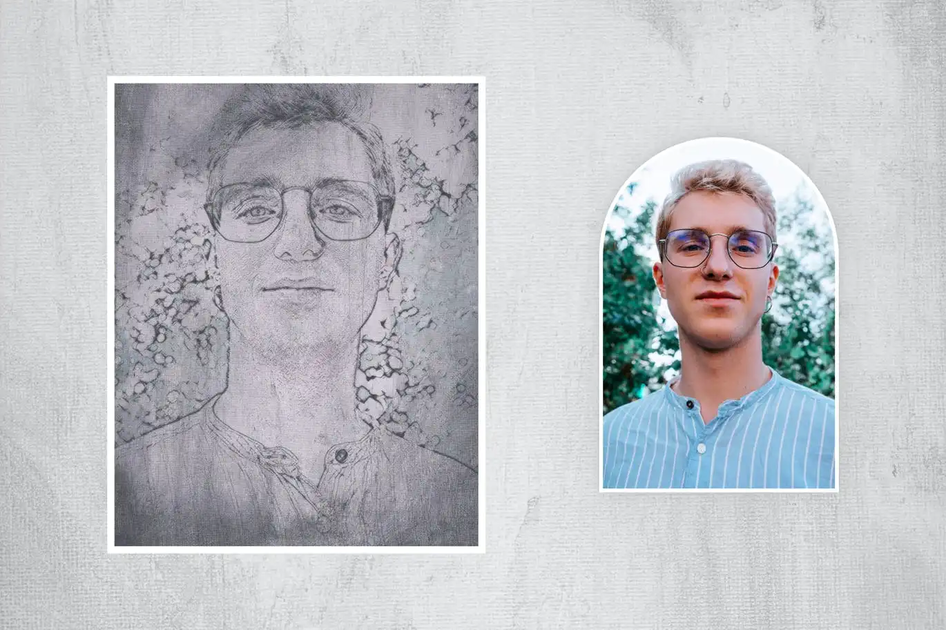 Artistic Sketch Canvas Photo Effect