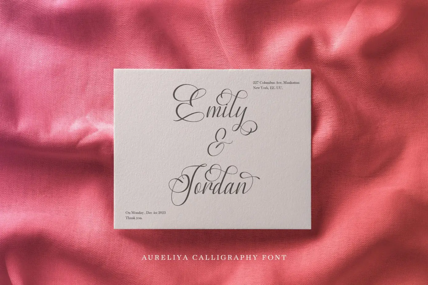 Aureliya Calligraphy Font 6 aureliya calligraphy font 3