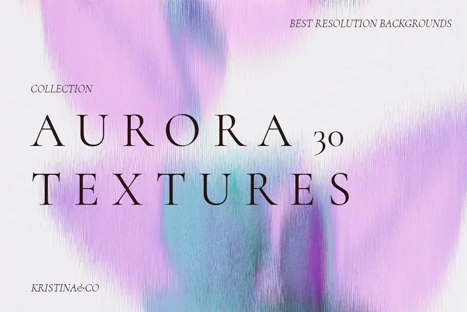 Adobe Photoshop Aurora Color Palettes Bundle - 2 Packs 3 aurora textures digital art