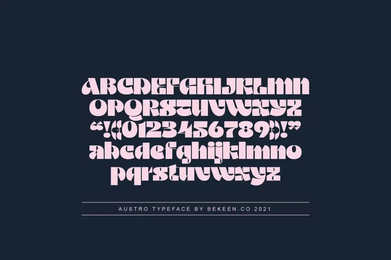 Austro Typeface 4 austro typeface 3