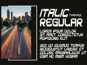 aveosa display font 4