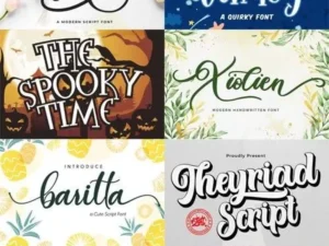 awesome font bundle vol 01 20 premium fonts