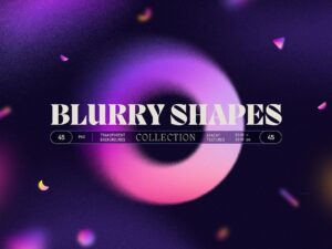 blurry shapes