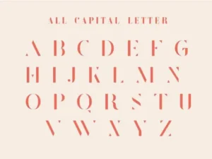 barbour sample font 3