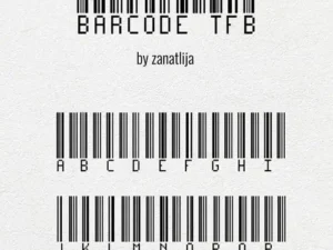 barcode display font 2