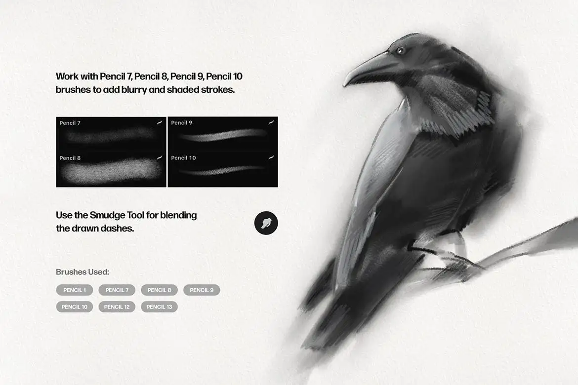 Basic Pencil Procreate Brushes 6 basic pencil procreate brushes 4