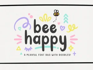 beehappy font duo