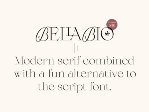 bellabio typeface 2