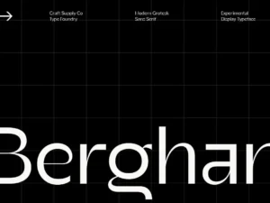 berghan font