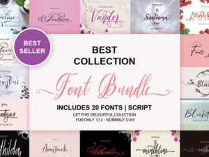 best collection font bundle
