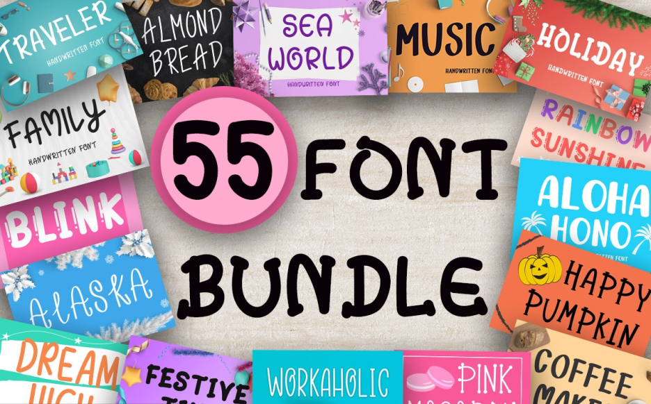 Big Fonts Bundle 1
