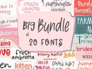 big fonts bundle 2