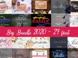 big fonts bundle