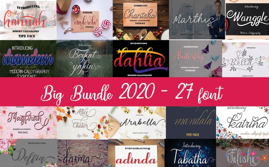 Big Fonts Bundle
