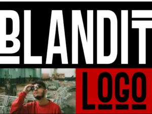 blandit display logo font family