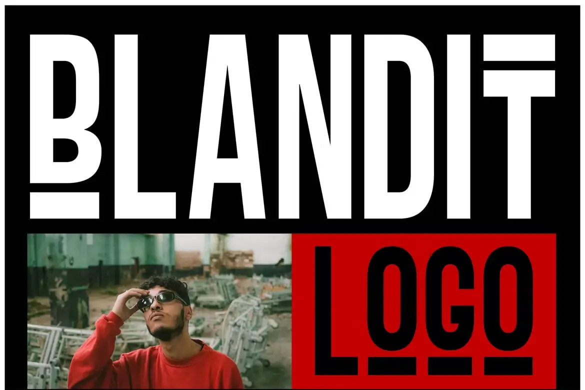 Blandit-Display & Logo Font Family