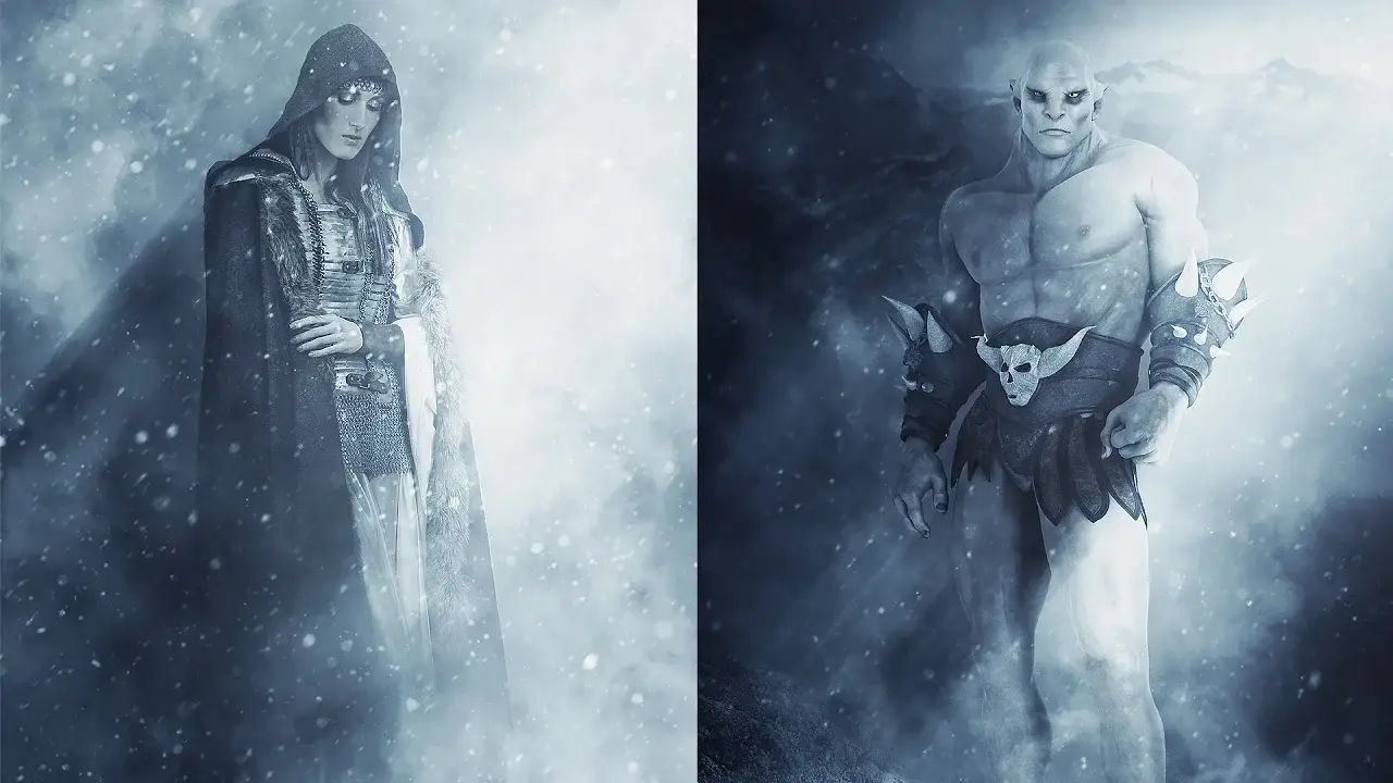 Blizzard Photoshop Action