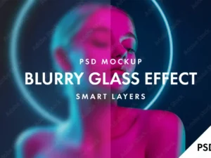 blurry glass effect