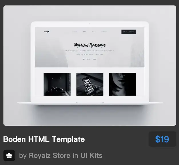 Boden HTML Template