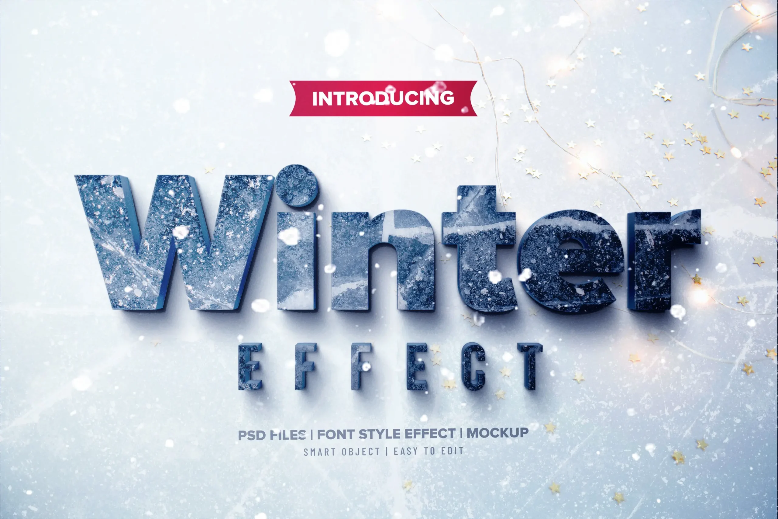 Bold Winter Premium Font Effect